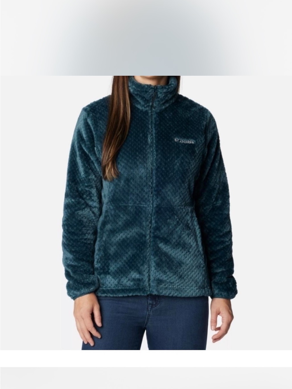 Women's Columbia Fireside High-Pile Fleece Jacket Medium
